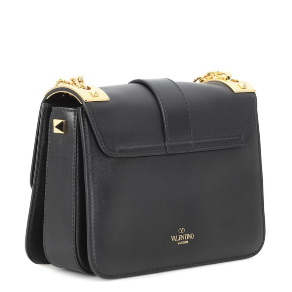 Valentino B-Rockstud Black Leather Chain Shoulder - Picture 2 of 8